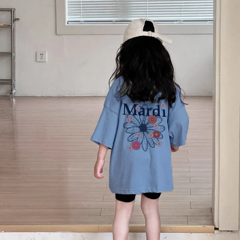 【90-160cm】おしゃれキッズ必見 おしゃれ ユニーク 合わせやすい 女の子 半袖Ｔシャツ