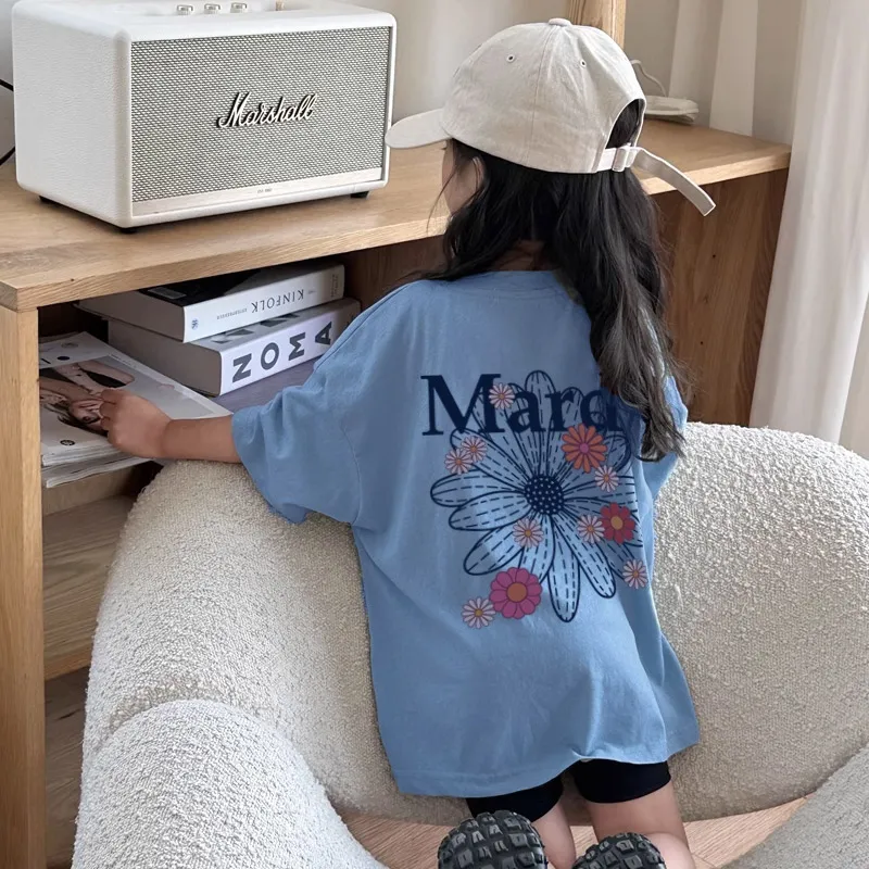 【90-160cm】おしゃれキッズ必見 おしゃれ ユニーク 合わせやすい 女の子 半袖Ｔシャツ