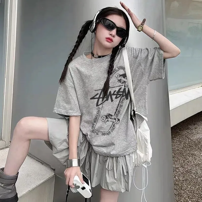 【90-160cm】絶対見逃さないで 大活躍 ユニーク カジュアル 女の子 半袖 Ｔシャツ