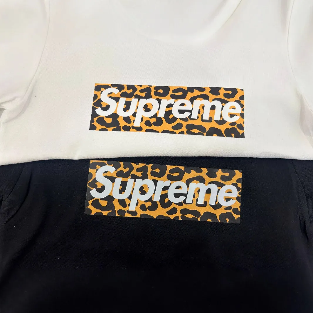 【90-160cm】着回し最強  爆売れ中 カジュアル トレンド ヒョウ柄 半袖 Ｔシャツ