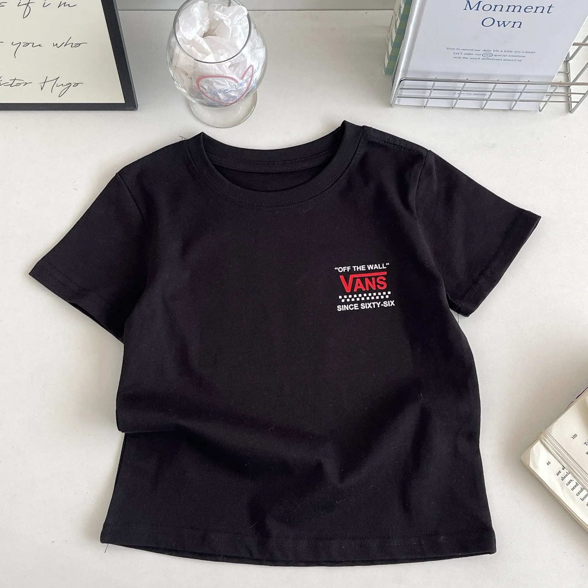 【90-160cm】絶対見逃さないで  大活躍 カジュアル プリント 着やすい 半袖 Ｔシャツ