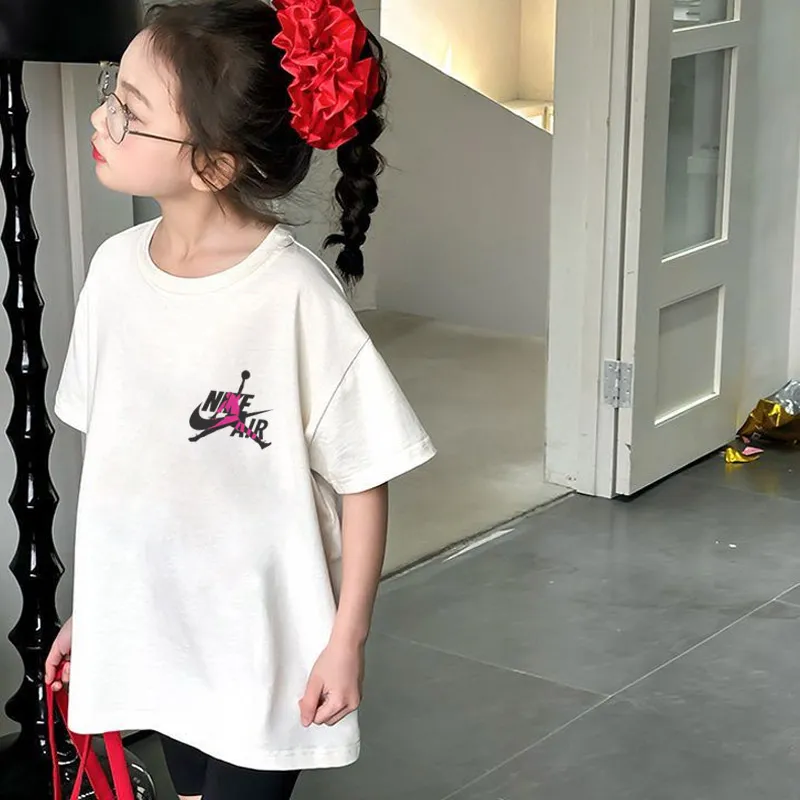 【90-160cm】好感度100％  売れ筋 トレンド 合わせやすい 女の子 半袖 Ｔシャツ