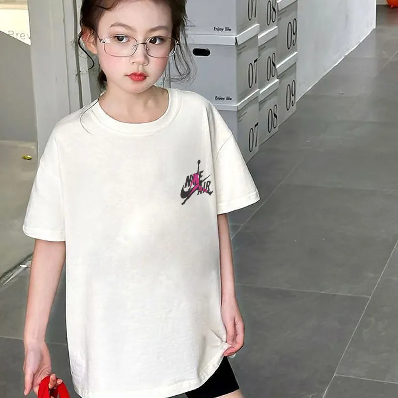 【90-160cm】好感度100％  売れ筋 トレンド 合わせやすい 女の子 半袖 Ｔシャツ