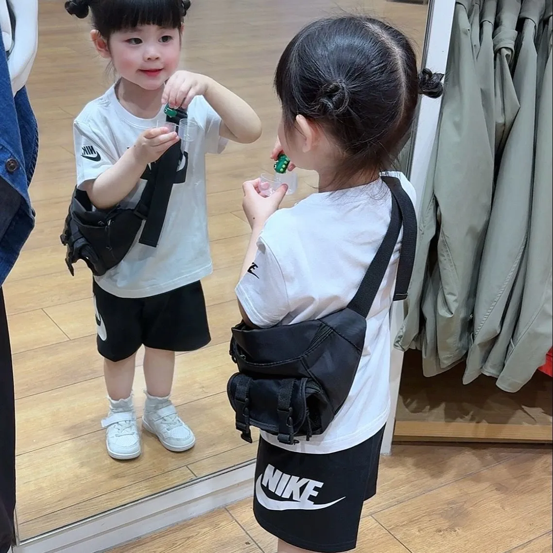 【90-150cm】二点セット よく売れる おしゃれ トレンド  半袖Ｔシャツ＋ショートパンツ セットアップ