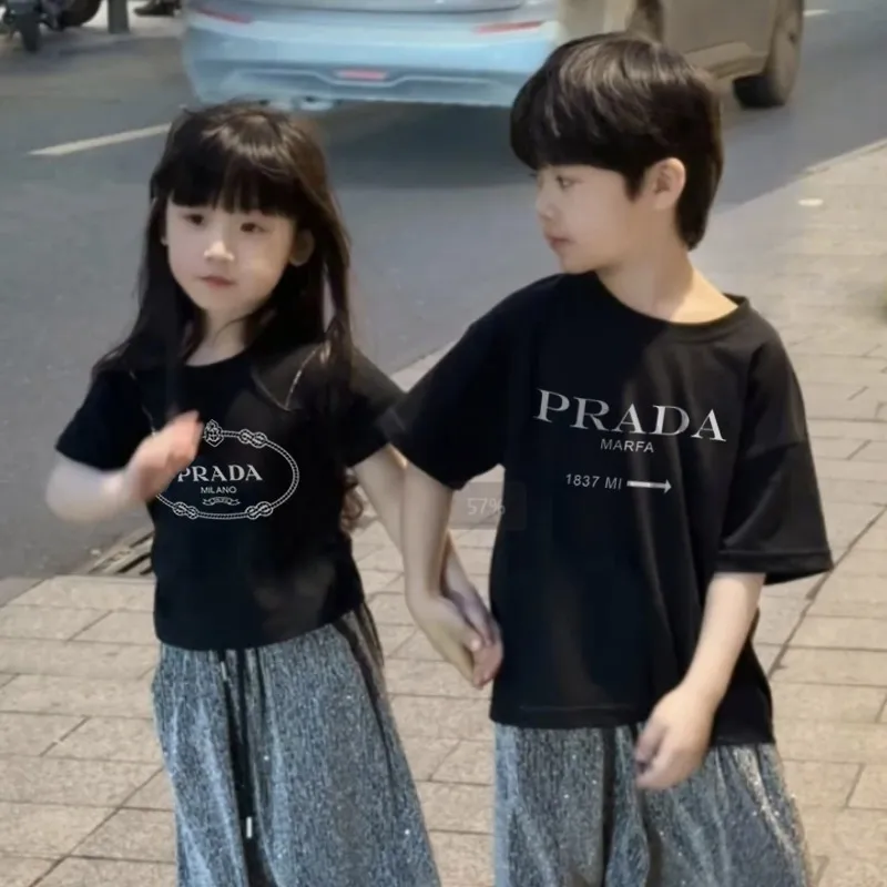 【90-150cm】好感度100％  爆売れ中 カジュアル トレンド  男女限らず 半袖 Ｔシャツ