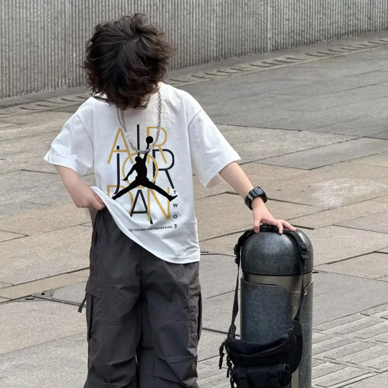 【90-160cm】存在感アップ  大活躍 カジュアル トレンド クール 男の子 半袖 Ｔシャツ
