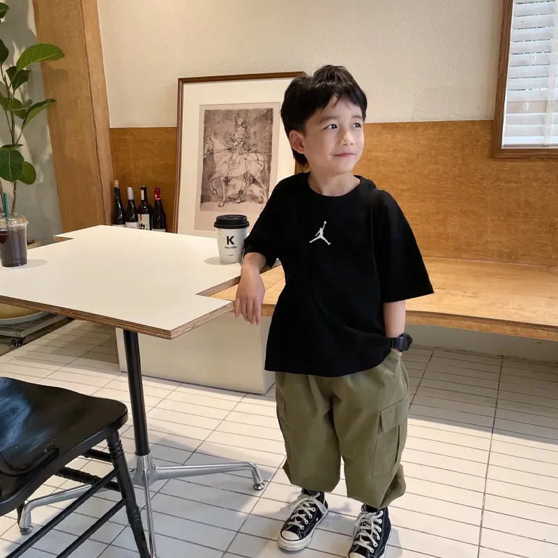 【90-160cm】着回し力抜群 売れ筋 カジュアル プリント 男の子 半袖 Ｔシャツ
