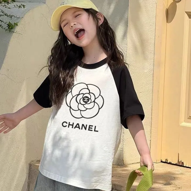 【110-170cm】おしゃれキッズ必見 シンプル 合わせやすい 女の子 半袖 Ｔシャツ