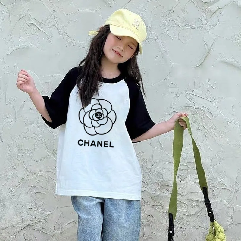 【110-170cm】おしゃれキッズ必見 シンプル 合わせやすい 女の子 半袖 Ｔシャツ