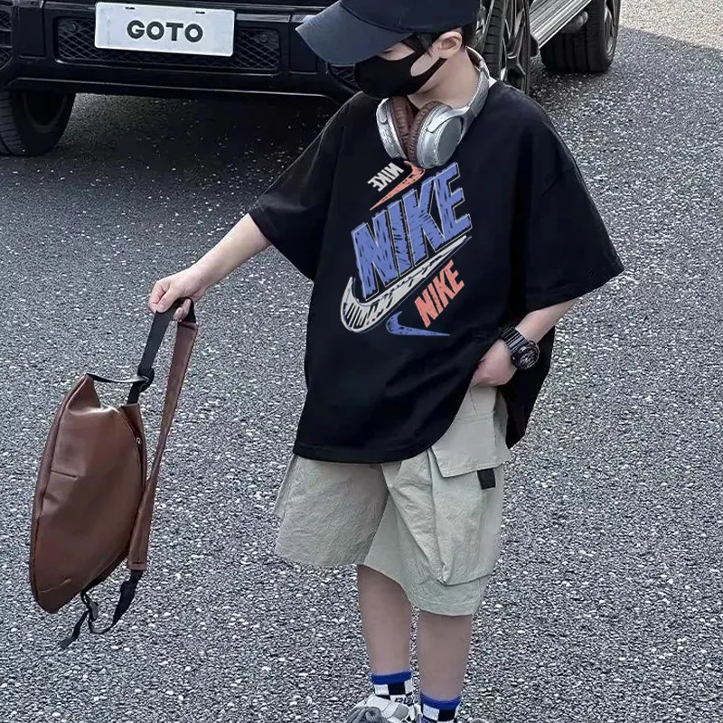 【90-160cm】元気いっぱい スタイリッシュ カジュアル 着やすい 男の子 Tシャツ