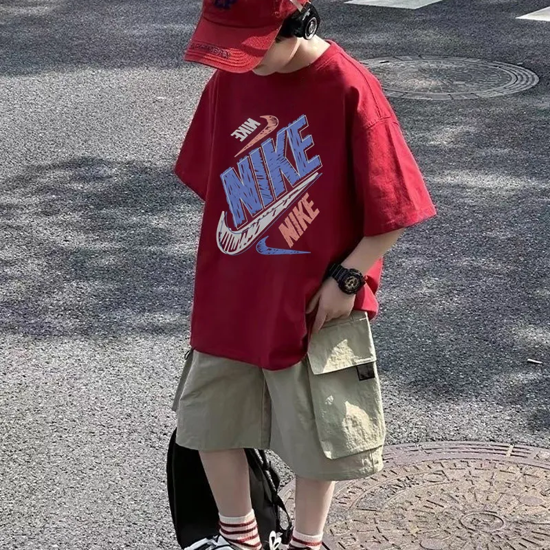 【90-160cm】元気いっぱい スタイリッシュ カジュアル 着やすい 男の子 Tシャツ