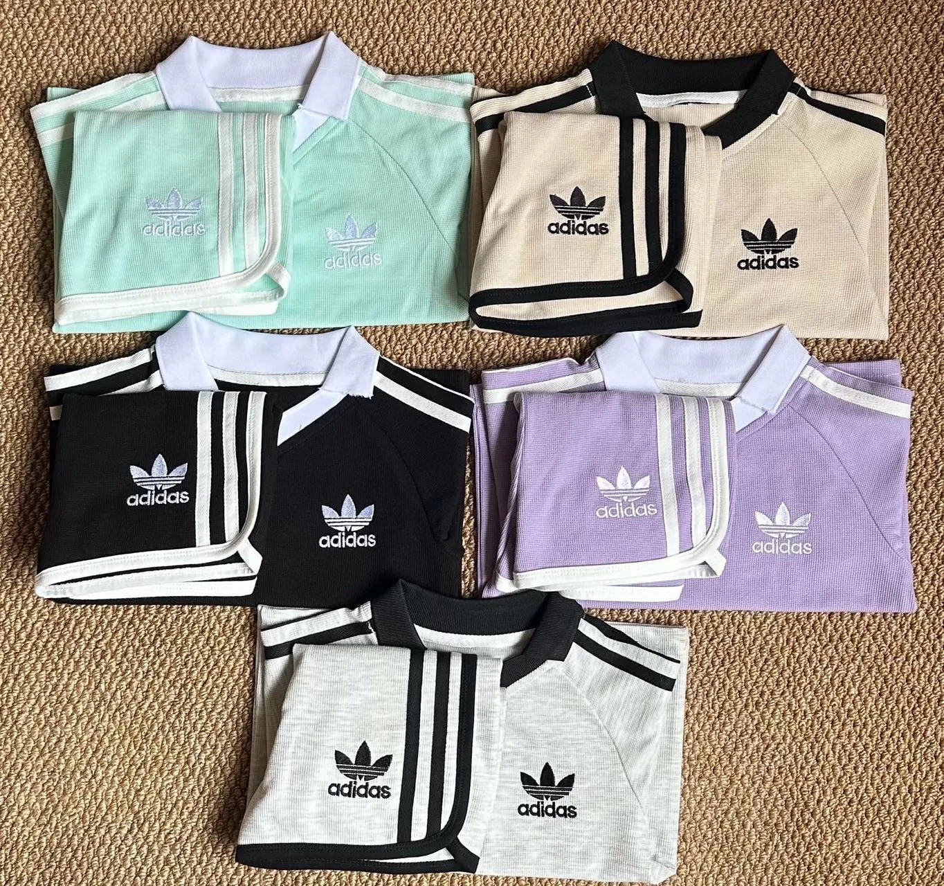 【80-130cm】二点セット 絶対欲しい 多色展開 POLOネック 半袖Ｔシャツ＋ショートパンツ セットアップ
