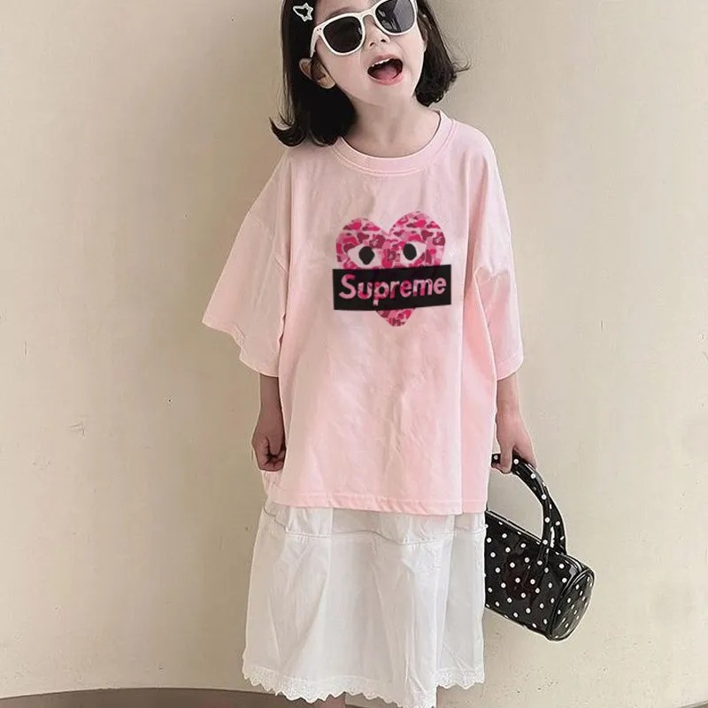 【90-160cm】絶対欲しい  大活躍 可愛い  カジュアル 着やすい 女の子 半袖 Ｔシャツ