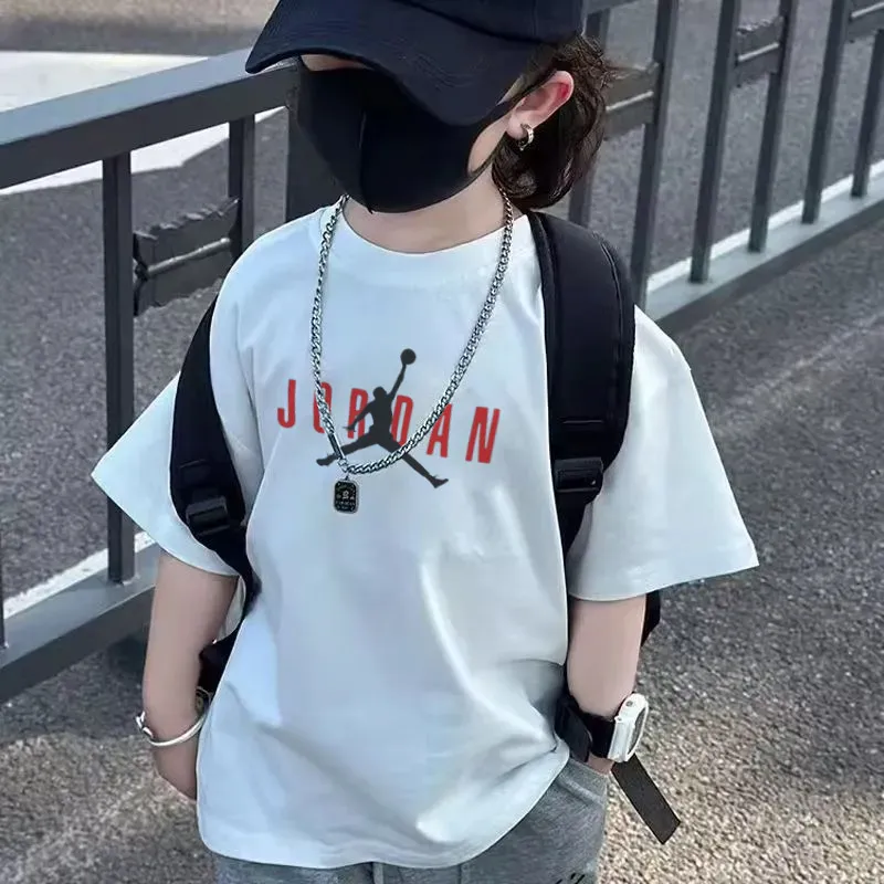 【90-160cm】コンフォート感抜群  プリント 大人っぽい 男の子 半袖 Ｔシャツ