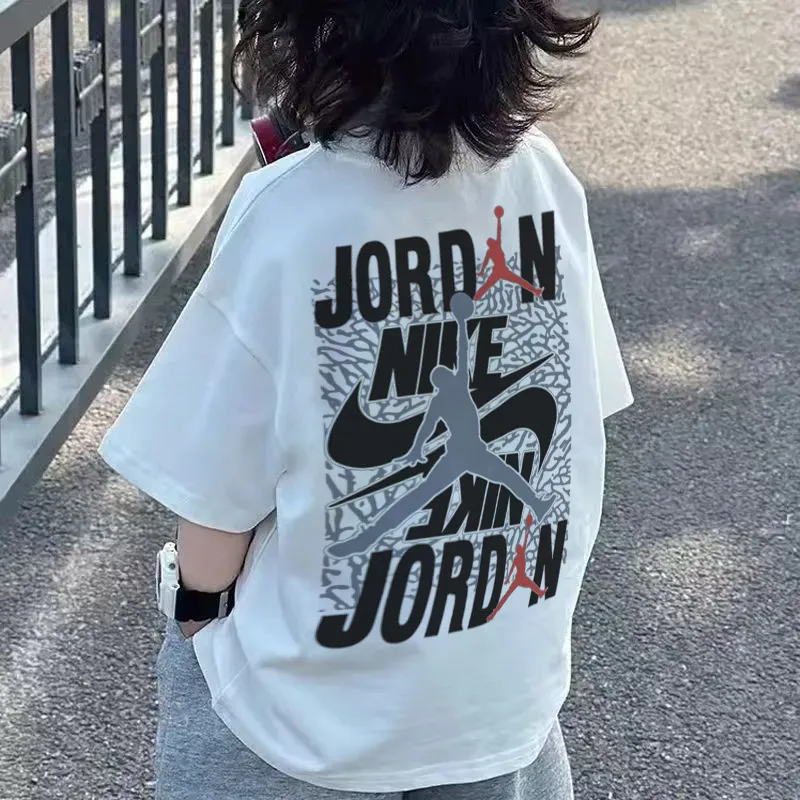 【90-160cm】コンフォート感抜群  プリント 大人っぽい 男の子 半袖 Ｔシャツ