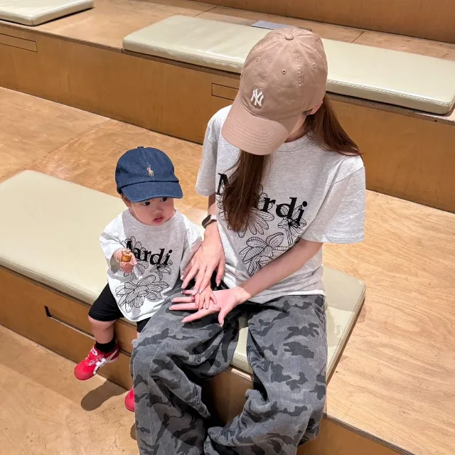 【90-150cm+親サイズ】話題沸騰中 大活躍 定番 カジュアル 親子ペア 半袖 Ｔシャツ