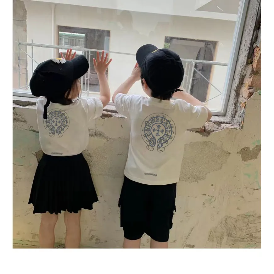 【90-150cm+親サイズ】リラックス感ある 爆売れ中 カジュアル 着やすい 親子ペア 半袖 Ｔシャツ