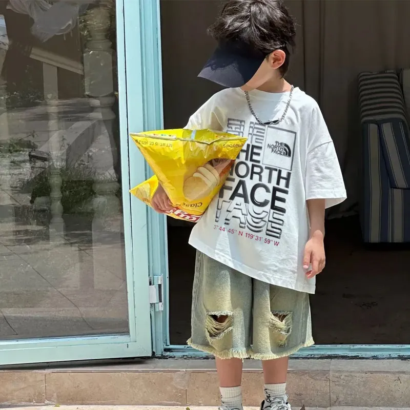 【90-160cm】存在感抜群 大人気 カジュアル ゆったり 男の子 半袖 Ｔシャツ