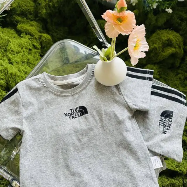 【80-130cm】二点セット 絶対欲しい 刺繍 シンプル カジュアル 半袖Ｔシャツ＋ショートパンツ セットアップ