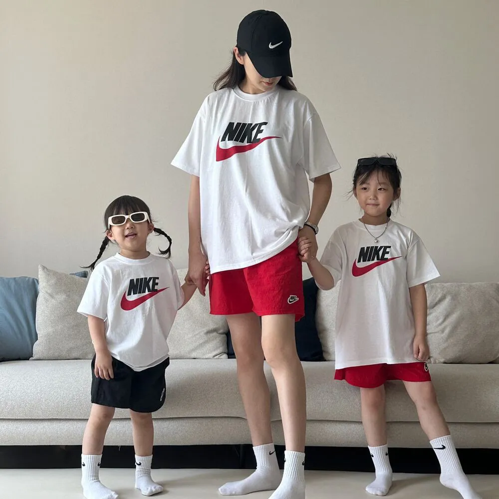 【90-160cm+親サイズ】好感度100％  大人気 カジュアル 着やすい 親子ペア 半袖 Ｔシャツ