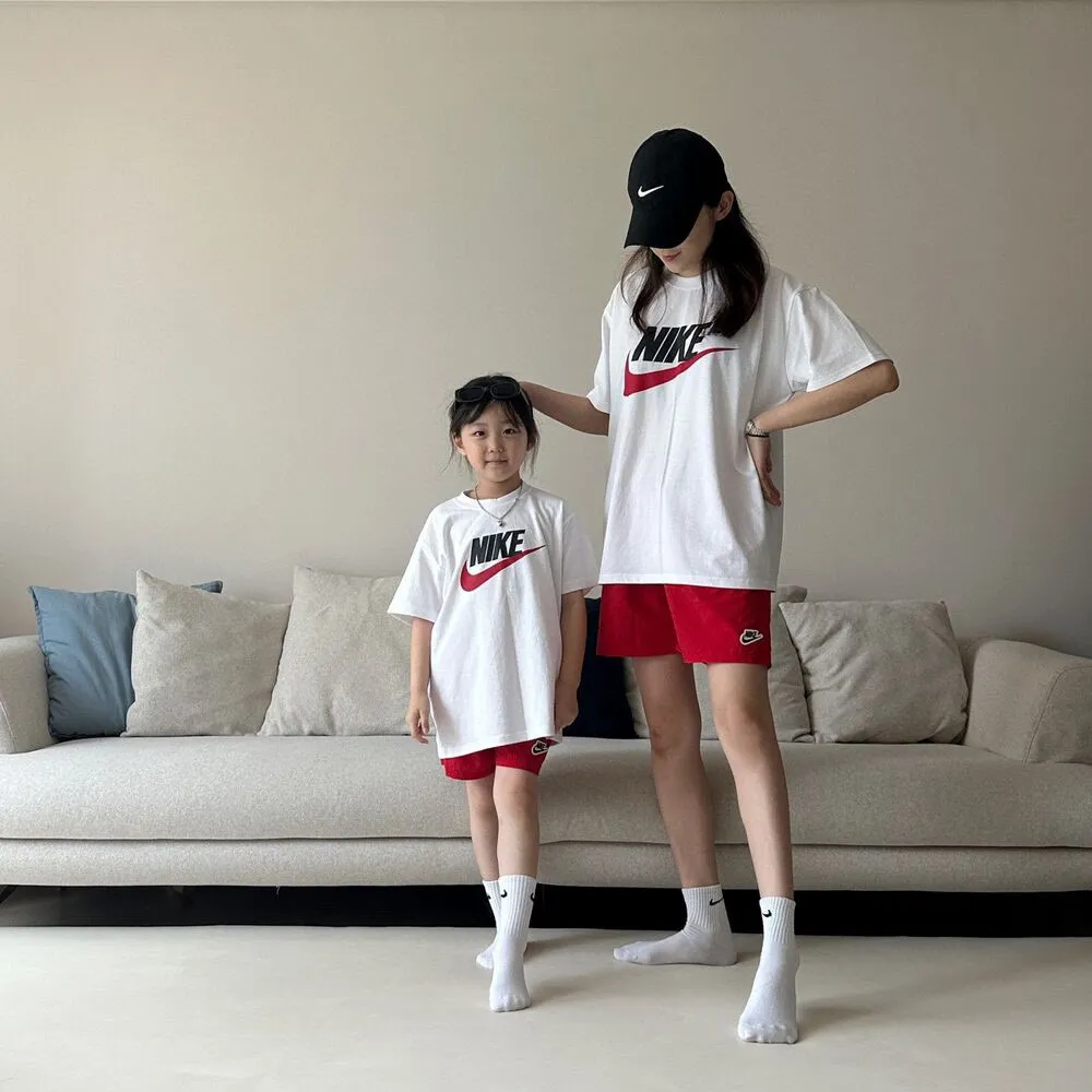 【90-160cm+親サイズ】好感度100％  大人気 カジュアル 着やすい 親子ペア 半袖 Ｔシャツ