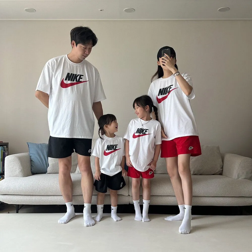 【90-160cm+親サイズ】好感度100％  大人気 カジュアル 着やすい 親子ペア 半袖 Ｔシャツ