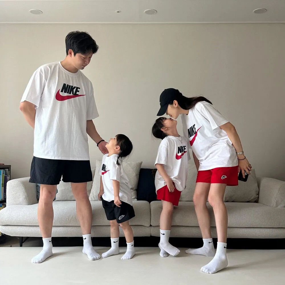 【90-160cm+親サイズ】好感度100％  大人気 カジュアル 着やすい 親子ペア 半袖 Ｔシャツ