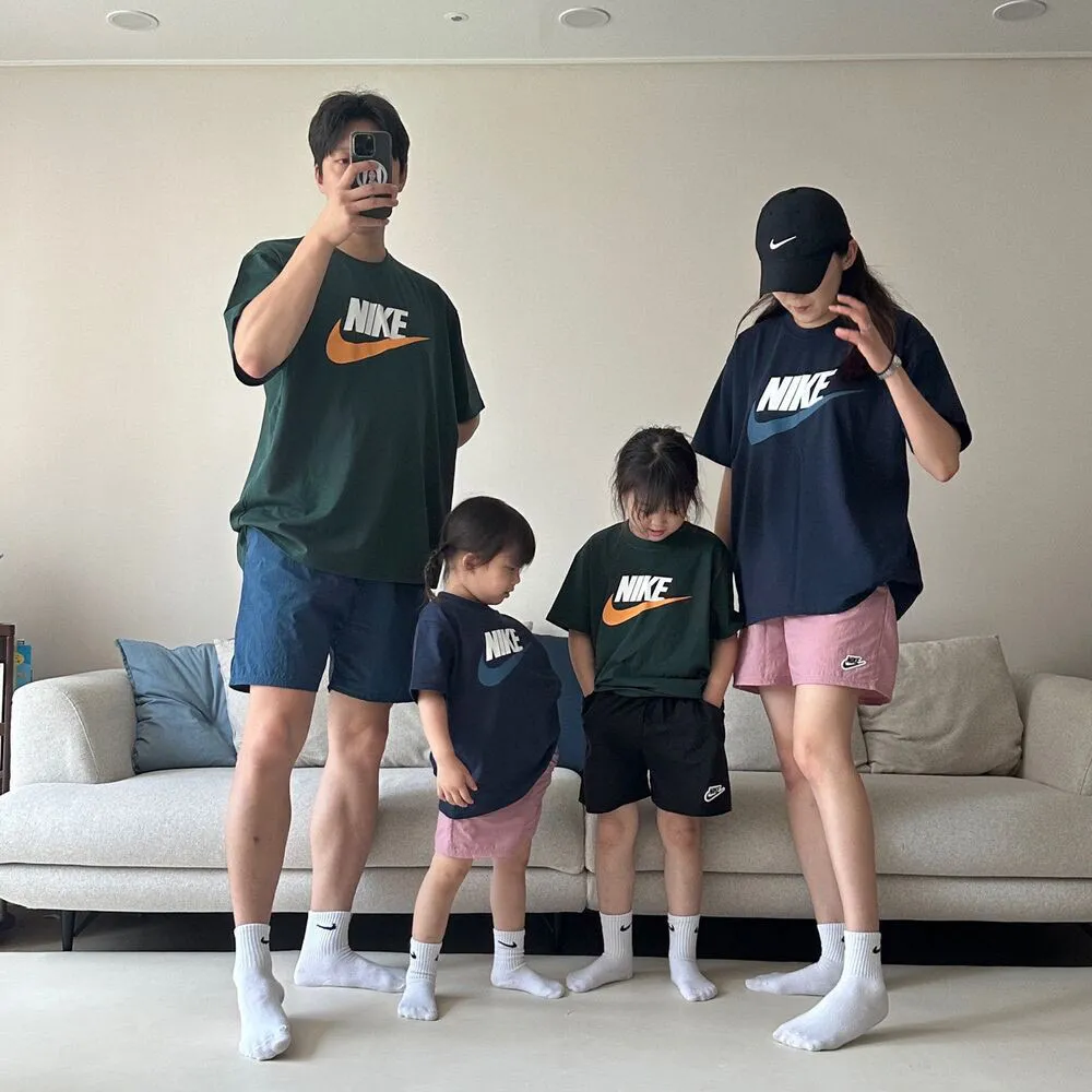 【90-160cm+親サイズ】好感度100％  大人気 カジュアル 着やすい 親子ペア 半袖 Ｔシャツ