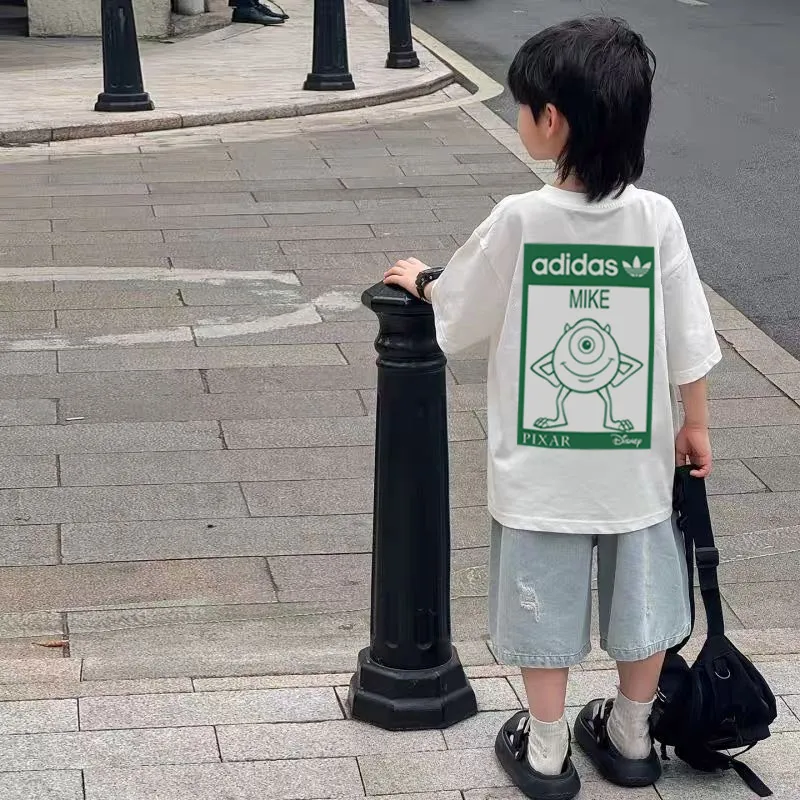 【90-160cm】リラックス感ある 大活躍 カジュアル デザイン満点 男の子 半袖 Ｔシャツ