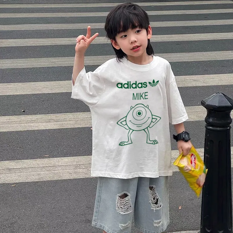 【90-160cm】リラックス感ある 大活躍 カジュアル デザイン満点 男の子 半袖 Ｔシャツ