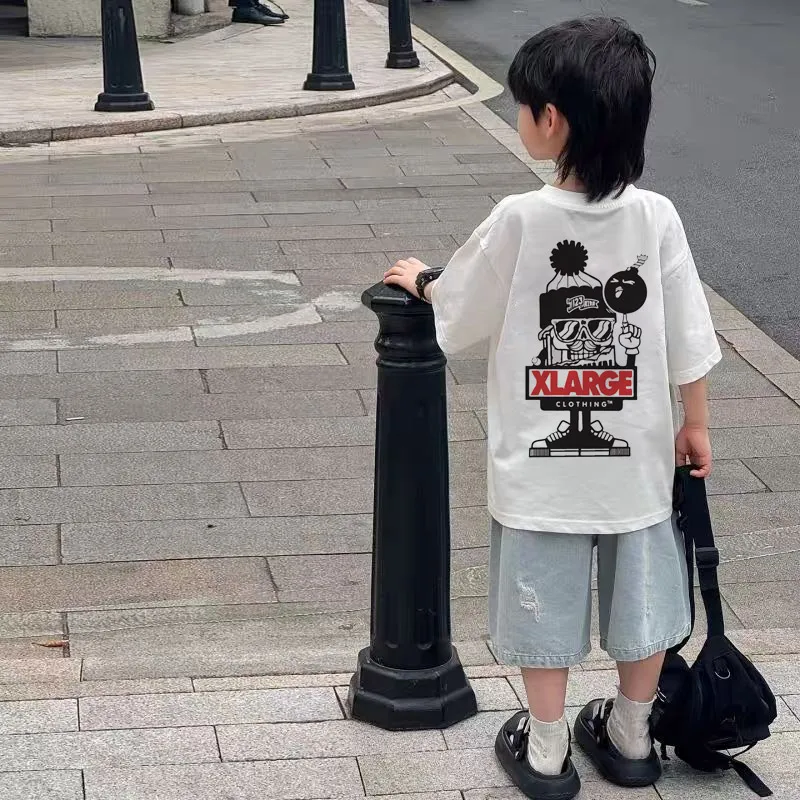 【90-160cm】人気上昇中 大活躍 トレンド  動きやすさ抜群 男の子 半袖 Ｔシャツ