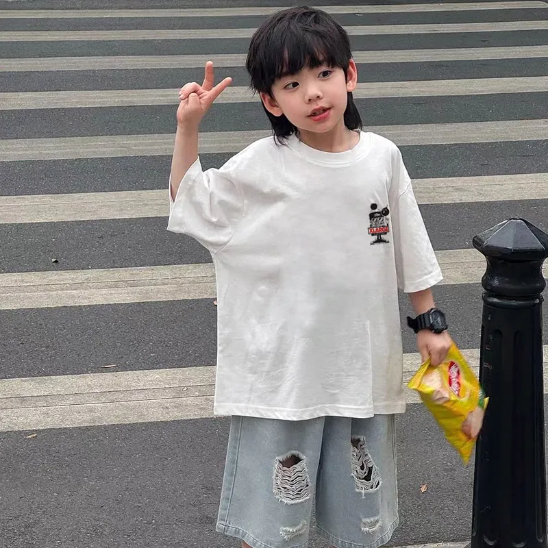 【90-160cm】人気上昇中 大活躍 トレンド  動きやすさ抜群 男の子 半袖 Ｔシャツ
