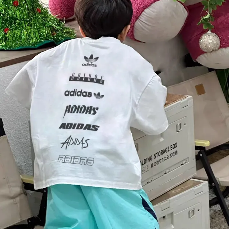 【90-160cm】絶対欲しい カジュアル アルファベット 快適 男の子 半袖 Ｔシャツ