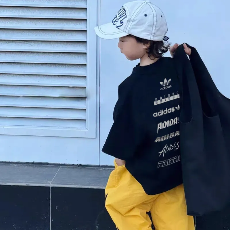 【90-160cm】絶対欲しい カジュアル アルファベット 快適 男の子 半袖 Ｔシャツ