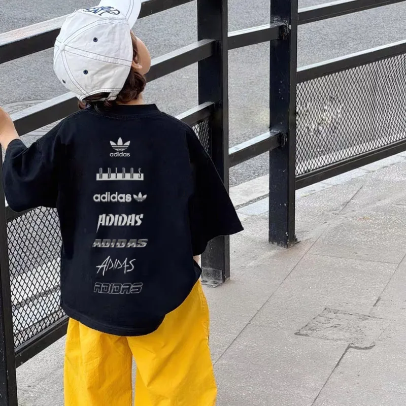 【90-160cm】絶対欲しい カジュアル アルファベット 快適 男の子 半袖 Ｔシャツ