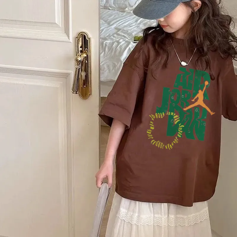 【90-160cm】トレンド感満点 爆売れ中 ユニーク 合わせやすい 女の子 半袖 Ｔシャツ