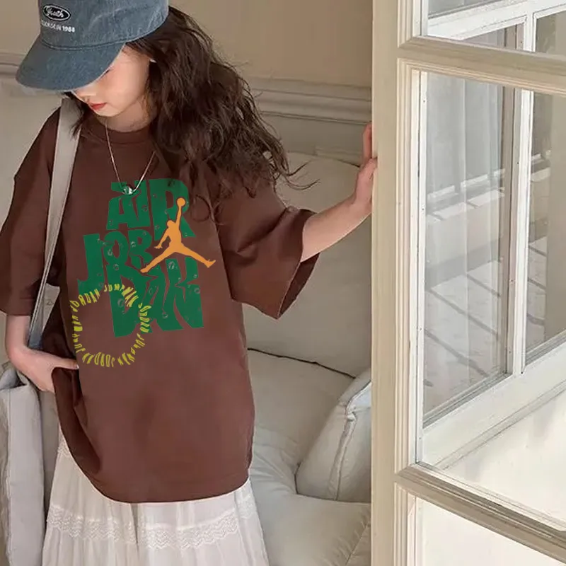【90-160cm】トレンド感満点 爆売れ中 ユニーク 合わせやすい 女の子 半袖 Ｔシャツ
