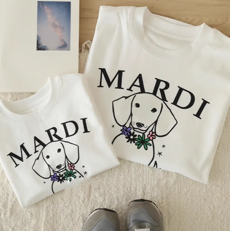 【90-150cm+親サイズ】好感度UP 売れ筋 合わせやすい カジュアル 親子ペア 半袖 Ｔシャツ