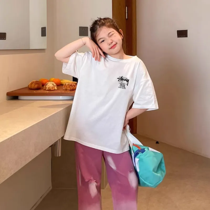 【90-160cm】元気いっぱい 売れ筋 おしゃれ トレンド 合わせやすい 女の子 半袖 Ｔシャツ