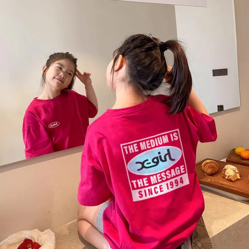 【90-160cm】目を奪われる 売れ筋 快適 トレンド カジュアル 女の子 半袖 Ｔシャツ