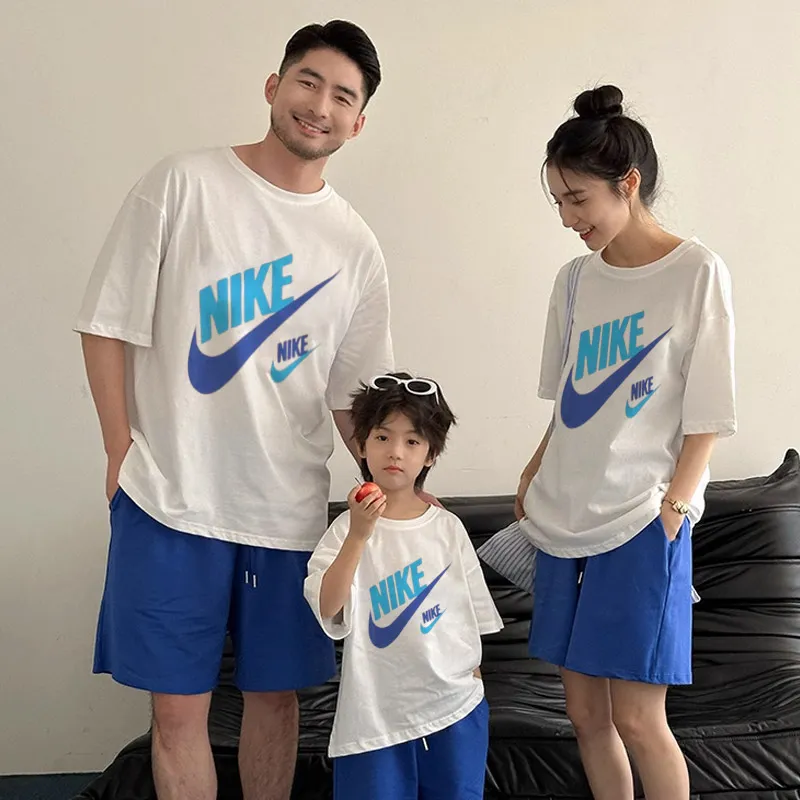 【90-160cm+親サイズ】人気上昇中 爆売れ中 カジュアル プリント 着やすい 半袖 Ｔシャツ
