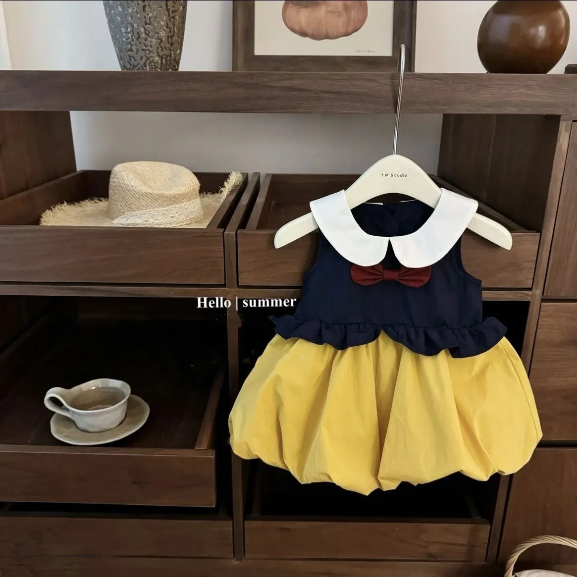 【80-130cm】オシャレ度高め 大注目 スウィート プリンセス 可愛い 女の子 ワンピース
