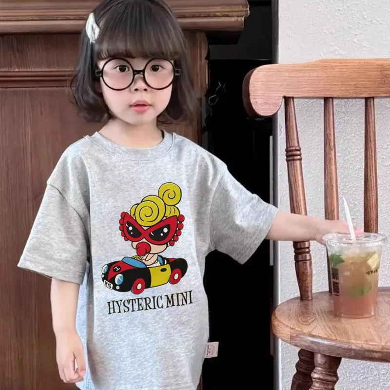 【90-160cm】絶対後悔しない 大人気 プリント カジュアル トレンド 女の子 半袖 Ｔシャツ