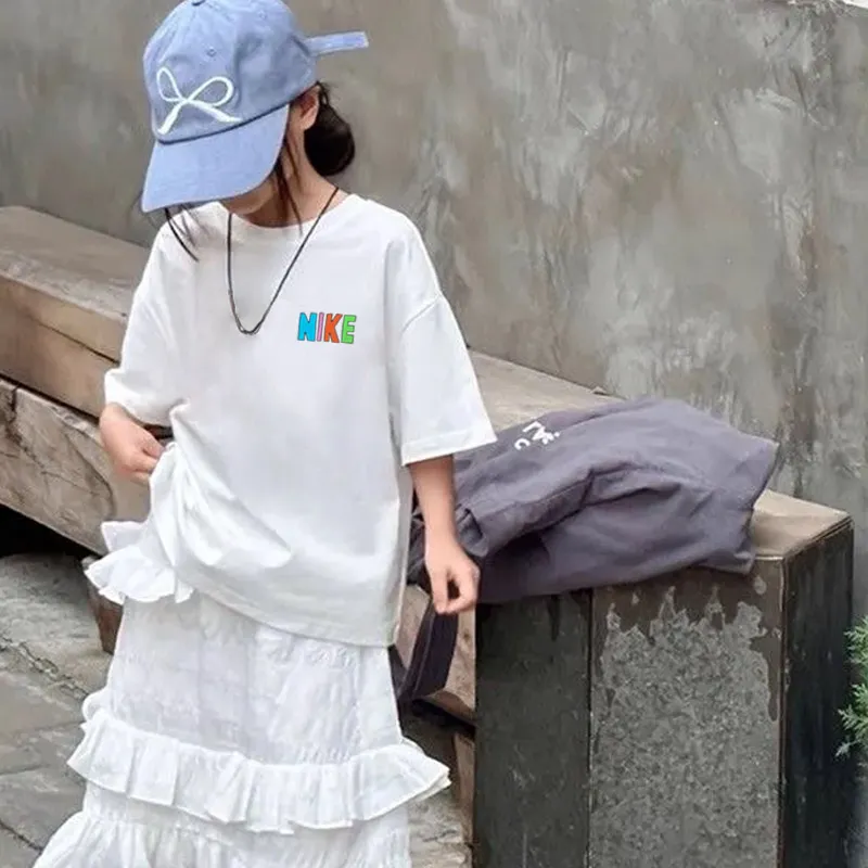 【90-160cm】おしゃれキッズ必見 売れ筋　トレンド 合わせやすい 女の子 半袖 Ｔシャツ