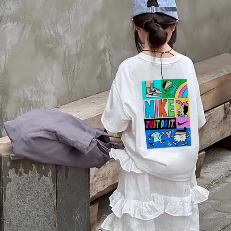 【90-160cm】おしゃれキッズ必見 売れ筋　トレンド 合わせやすい 女の子 半袖 Ｔシャツ