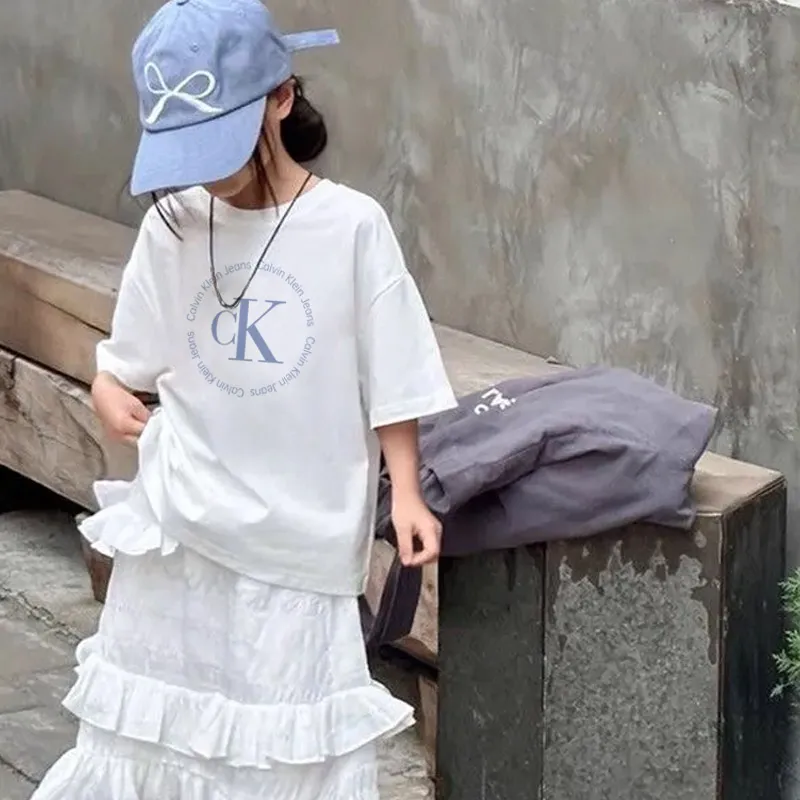 【90-160cm】よく売れる 大活躍 カジュアル シンプル 女の子 半袖 Ｔシャツ