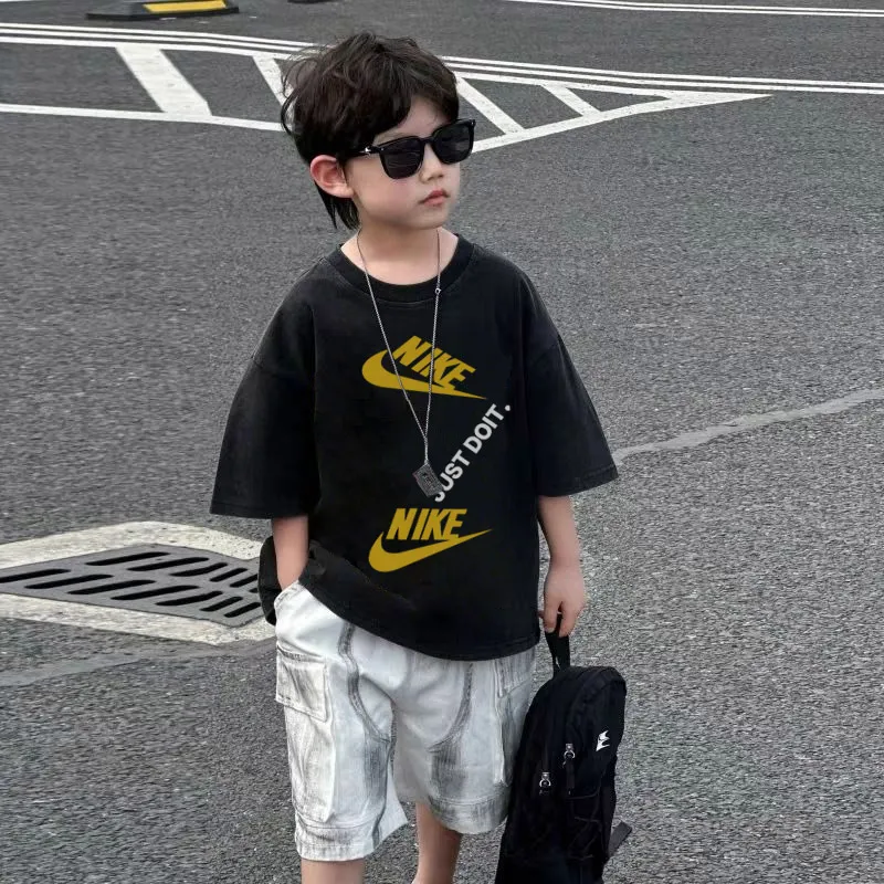 【90-160cm】リラックス感ある 大人気 カジュアル かっこいい 男の子 半袖 Ｔシャツ