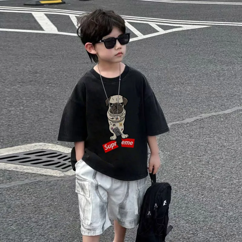 【90-160cm】元気いっぱい 売れ筋 カジュアル 合わせやすい 男の子 半袖 Ｔシャツ