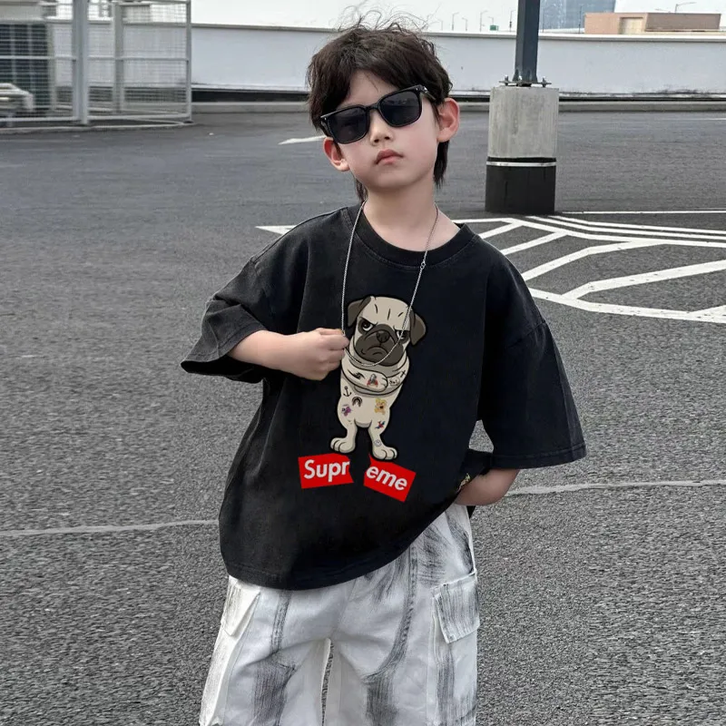【90-160cm】元気いっぱい 売れ筋 カジュアル 合わせやすい 男の子 半袖 Ｔシャツ