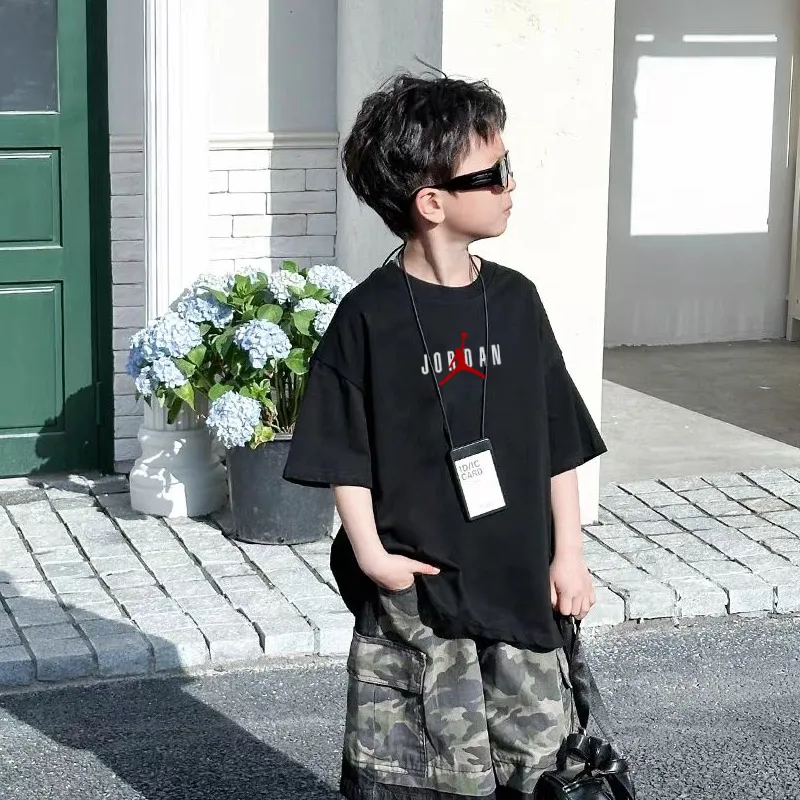 【90-160cm】着回し力抜群 大人気 トレンド カジュアル 合わせやすい 男の子 半袖 Ｔシャツ
